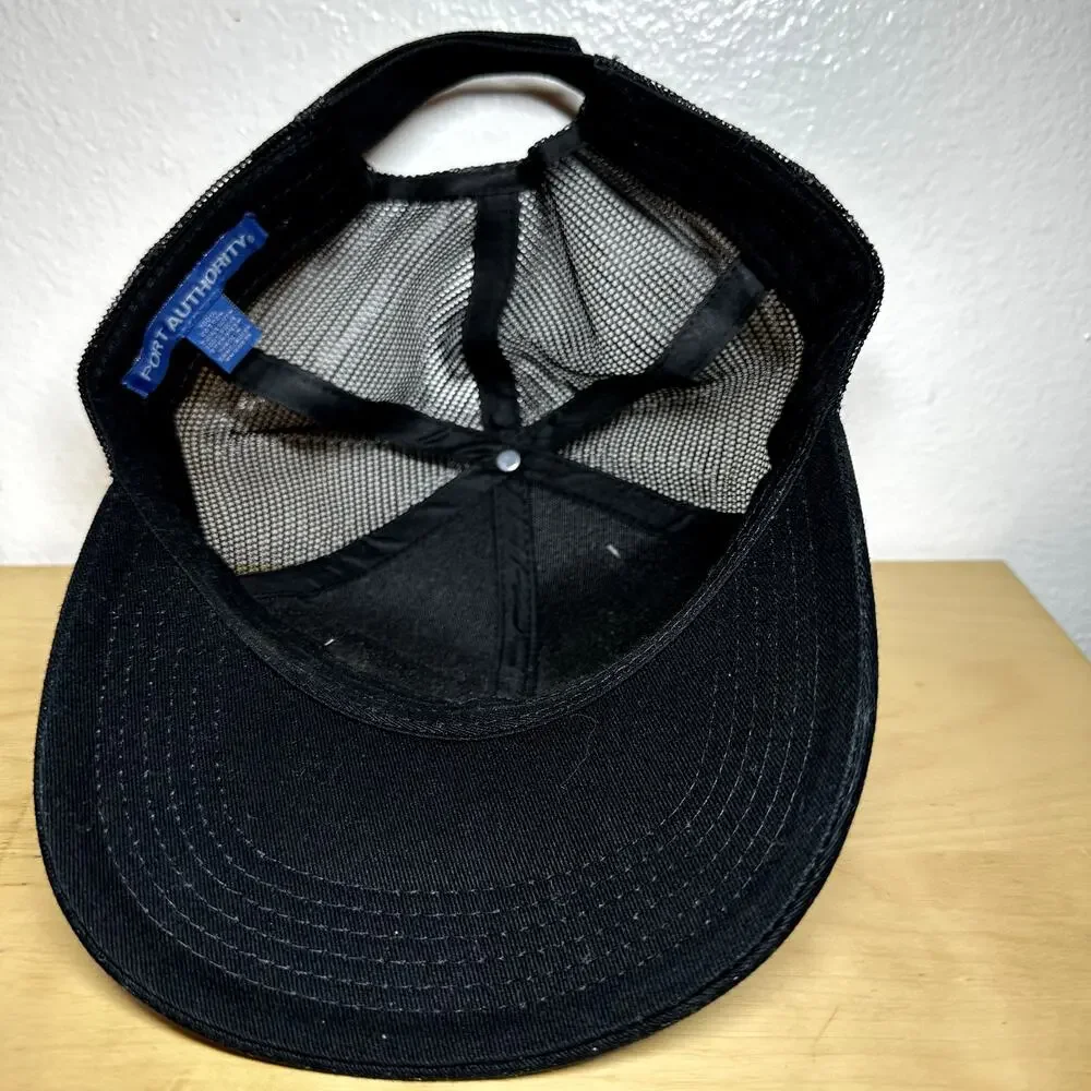 Port Authority Snowbird The Summit Baseball Cap Cotton Mesh Back Black One Size